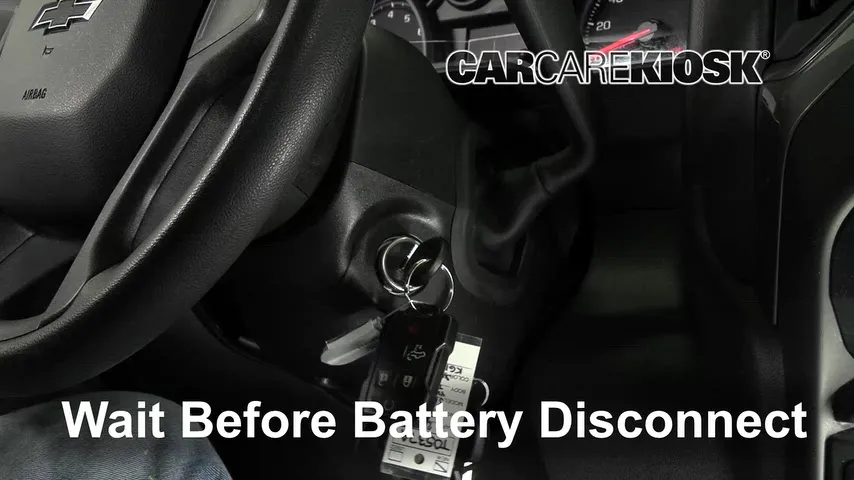2019 Chevrolet Silverado 1500 Custom Trail Boss 4.3L V6 Crew Cab Pickup Battery Replace
